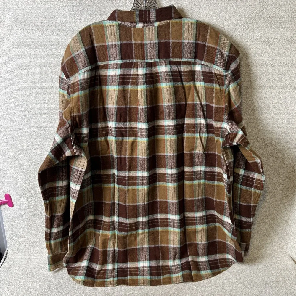 The‎ North Face Shirt Mens XXL Arroyo Long Sleeve Brown Plaid Button Up Flannel